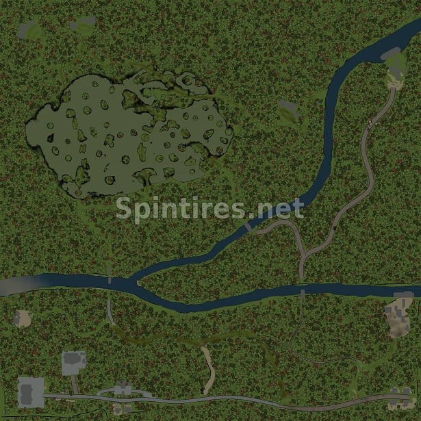 Карта «Стрелка» для SpinTires для Spintires v03.03.16