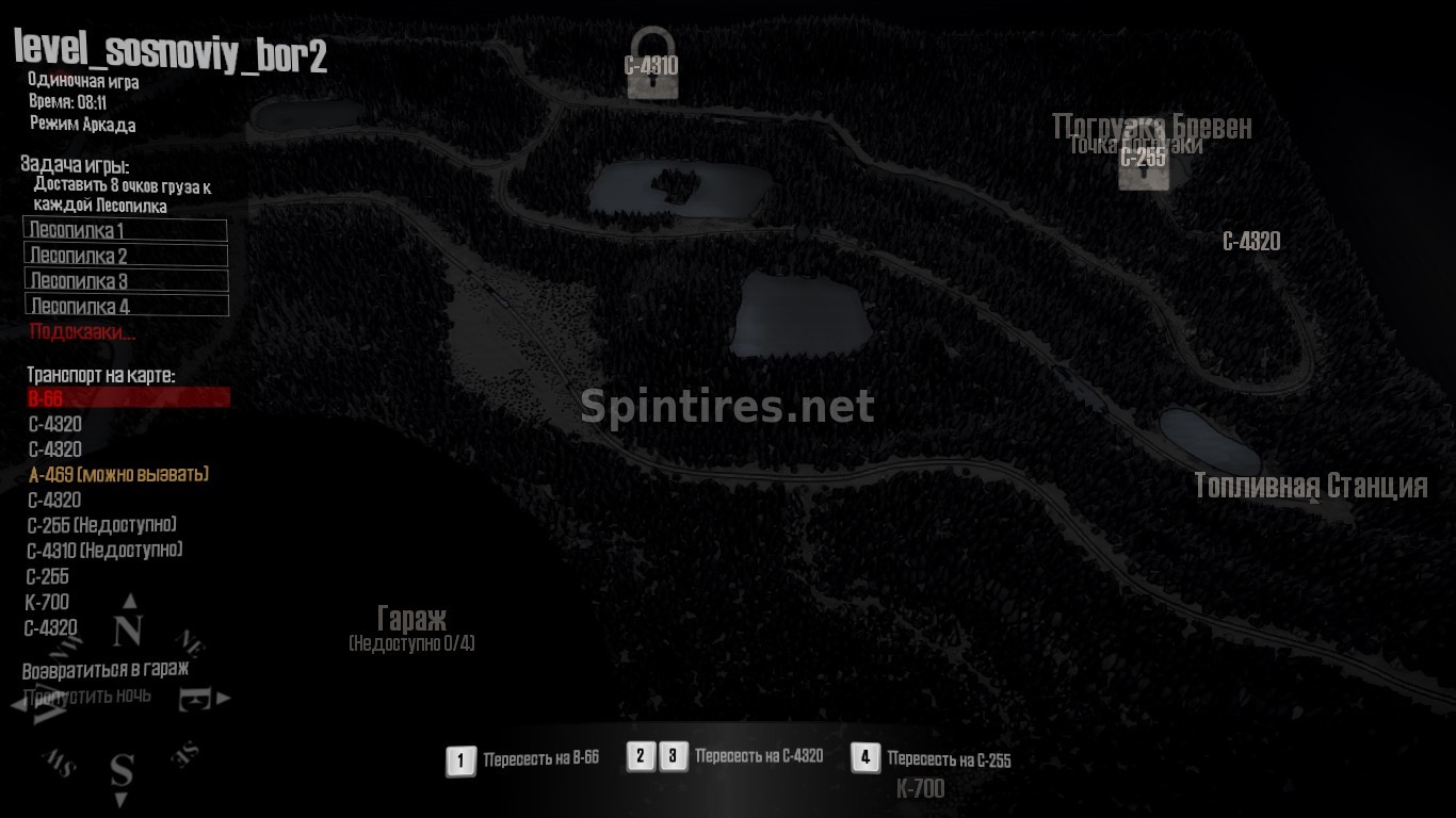 Карта «Сосновый бор - 2» для Spintires MudRunner для Spintires 