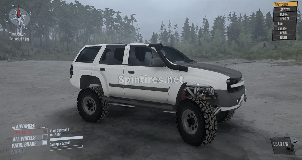 Chevrolet TrailBlazer 2003 для Spintires: MudRunner для Spintires 