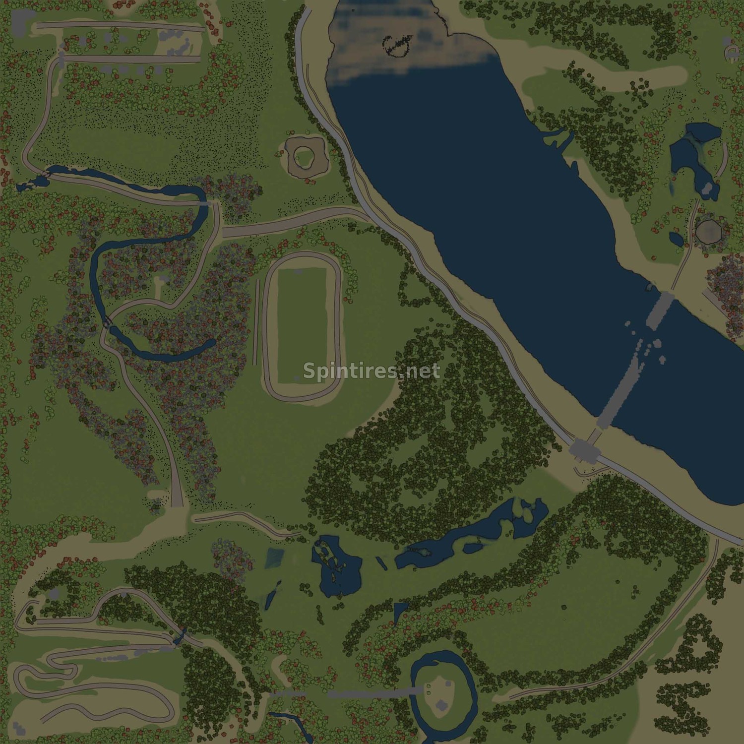 Карта «BIG 11 - Левый берег» версия 0.4 для Spintires: MudRunner для Spintires 