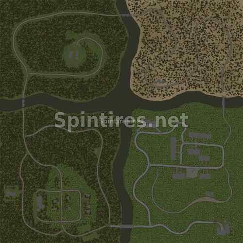 КАРТА «ПОКАТУШКИ 5» для Spintires MudRunner