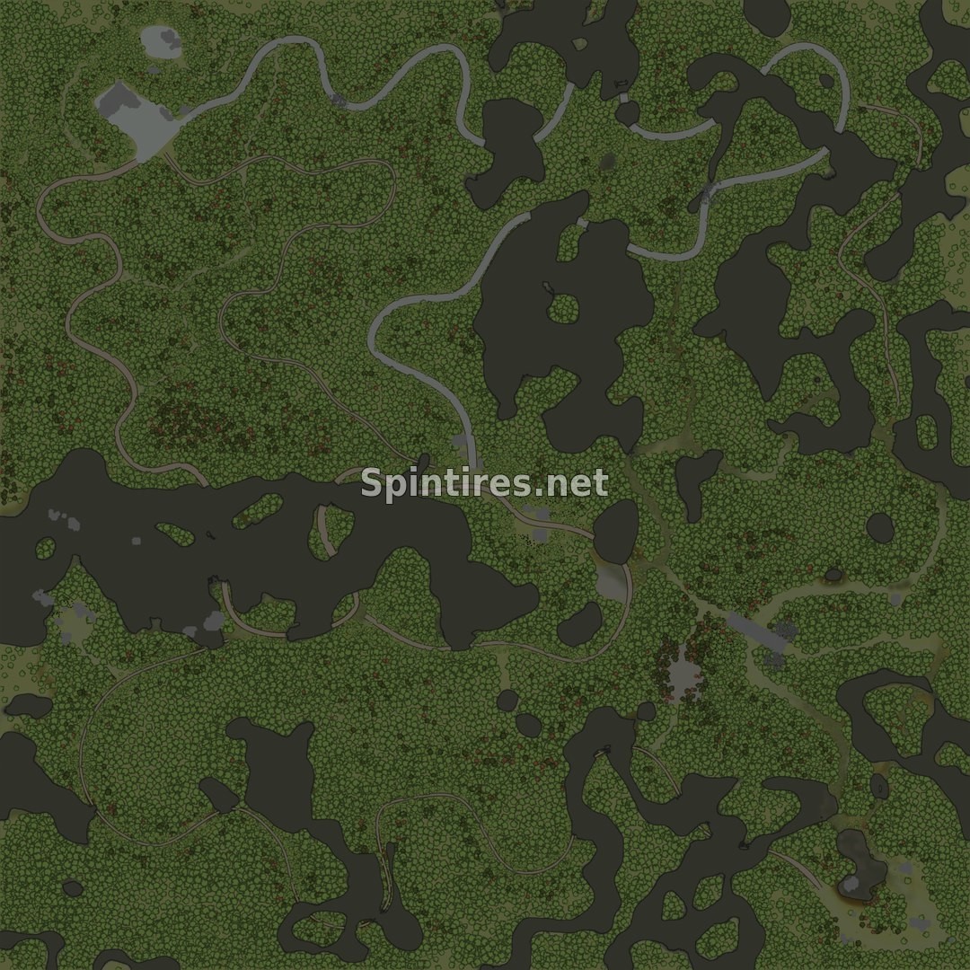 КАРТА «HILLS» для Spintires MudRunner
