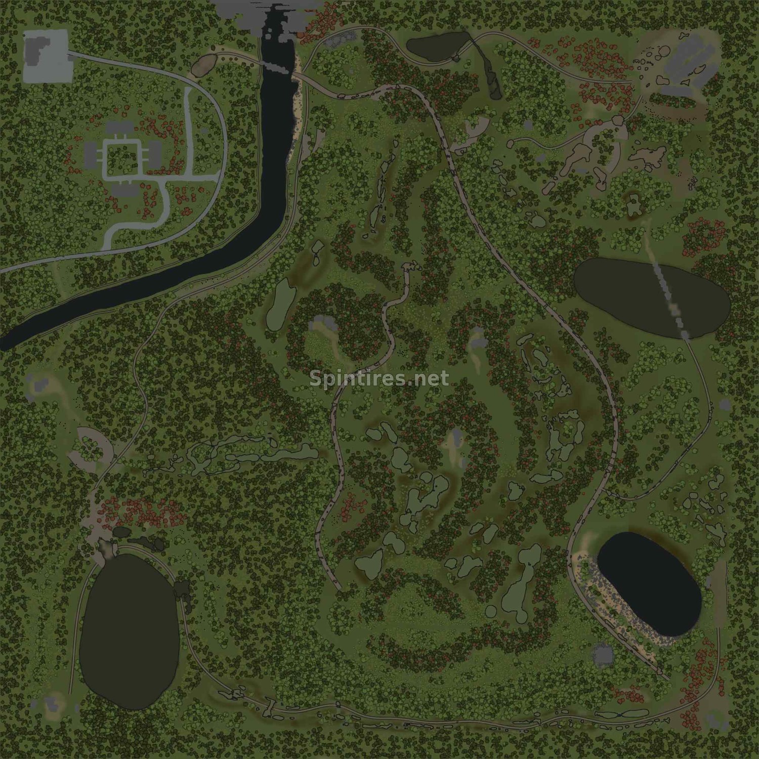 Карта "Silvan Leads" для Spintires MudRunner
