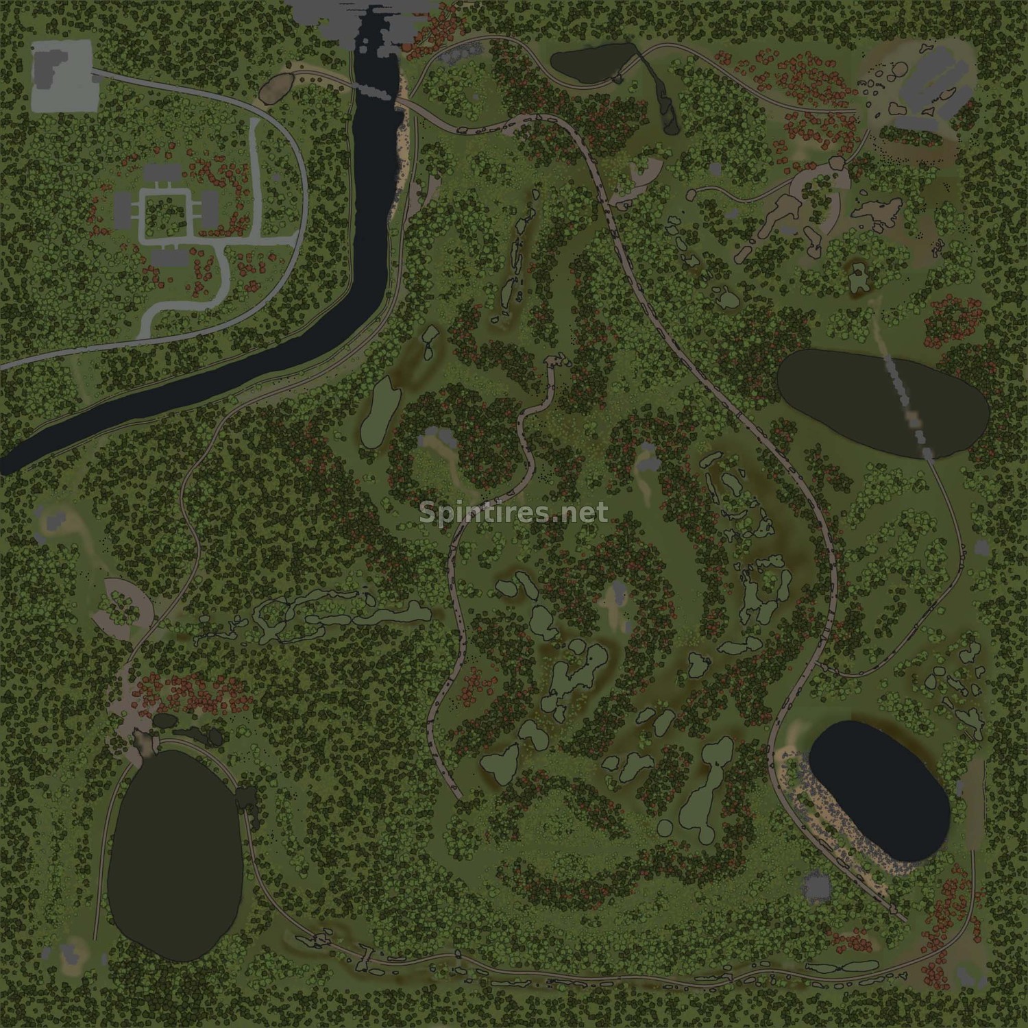 Карта «Silvan leads» для Spintires: MudRunner для Spintires 