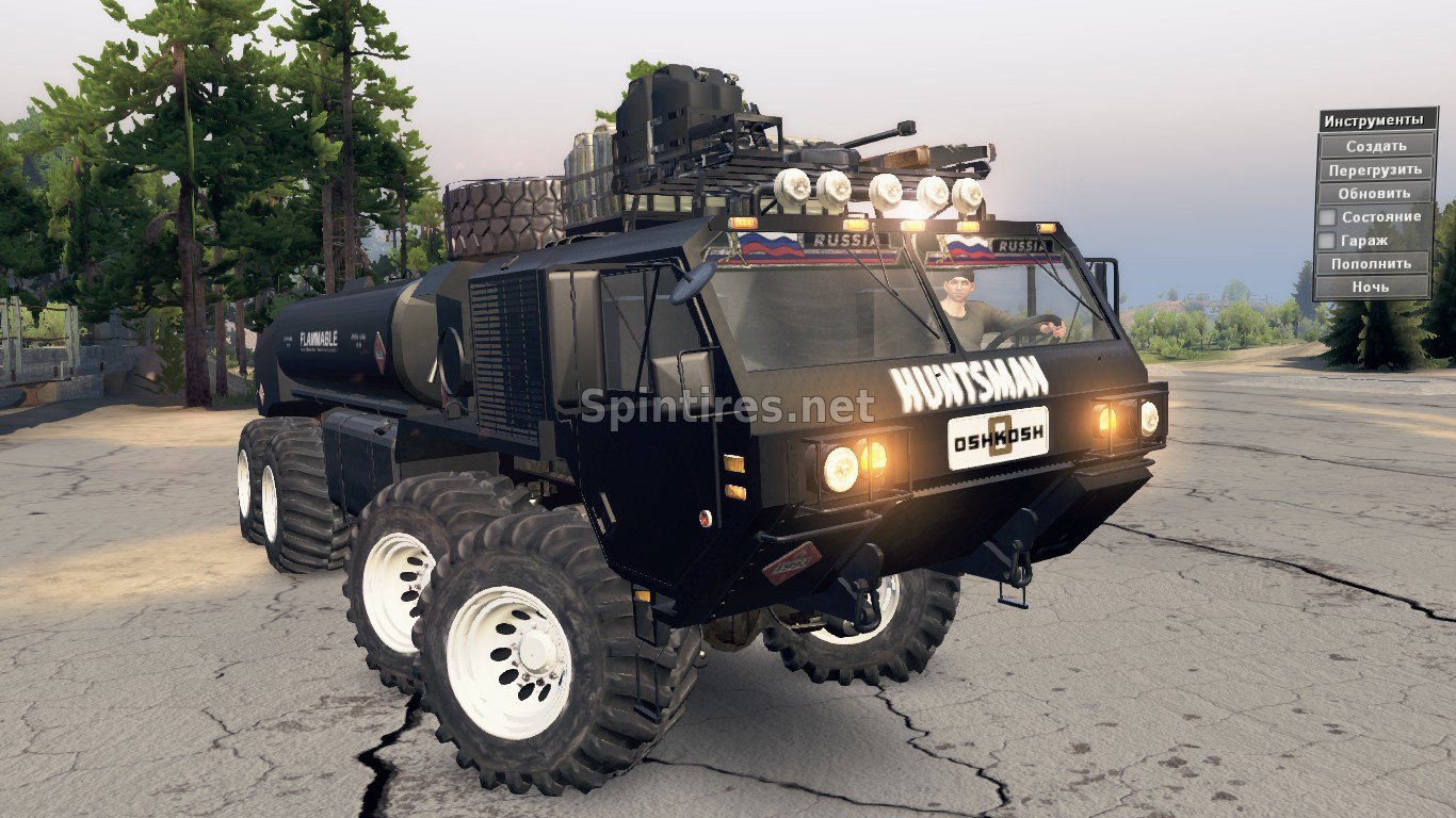 Мод Oshkosh «Huntsman» для SpinTires v03.03.16 для Spintires 