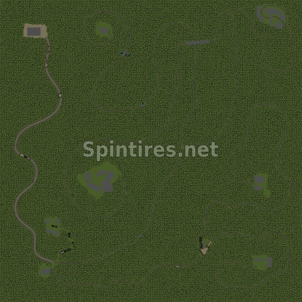 Карта «Лесозаготовки» для SpinTires v03.03.16 для Spintires 