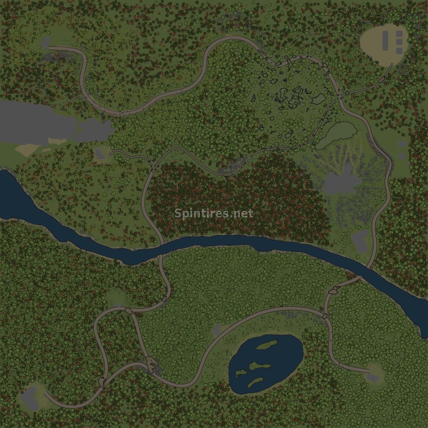 Карта «48» для Spintires: MudRunner для Spintires 