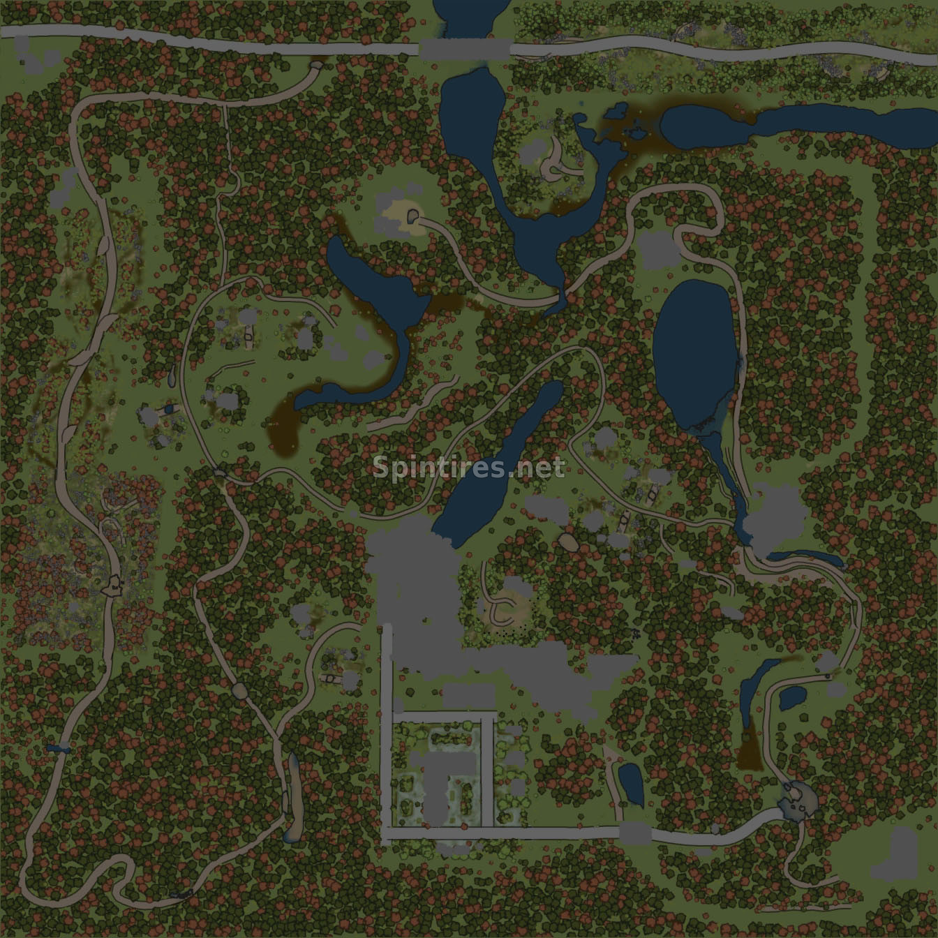 Карта «Командировка» для Spintires: MudRunner для Spintires 