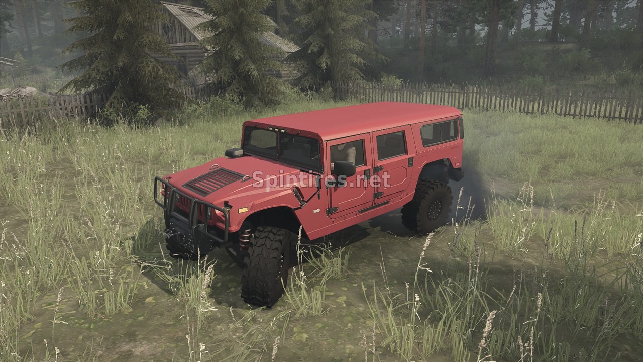 Hummer H1 Red для Spintires: MudRunner для Spintires 