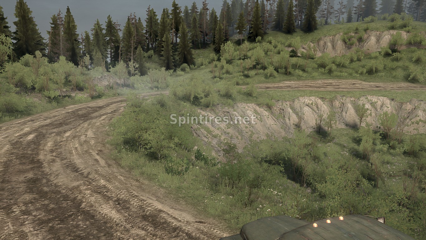 Карта «Через Хребет» для Spintires: MudRunner для Spintires 