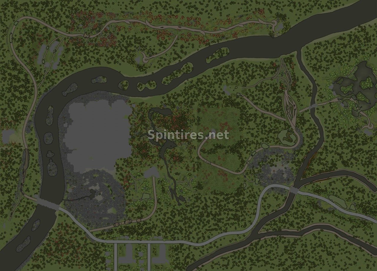 Карта «Лесные Дороги 2» для Spintires: MudRunner для Spintires 