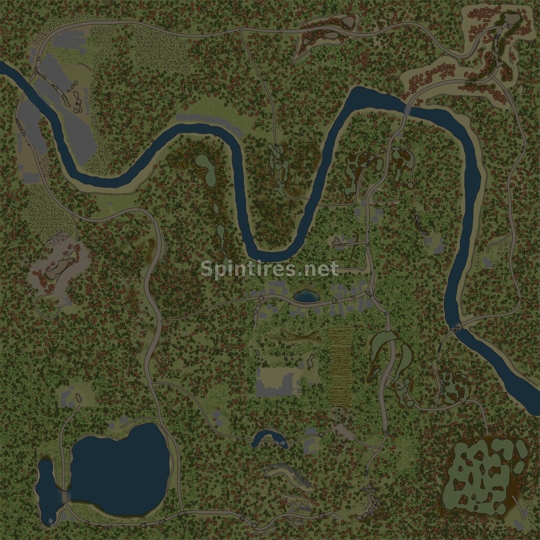 Карта «Киселёво» для Spintires: MudRunner для Spintires 