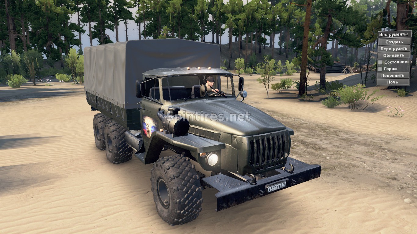 Урал-4320z1 для Spin Tires v03.03.16 для Spintires 