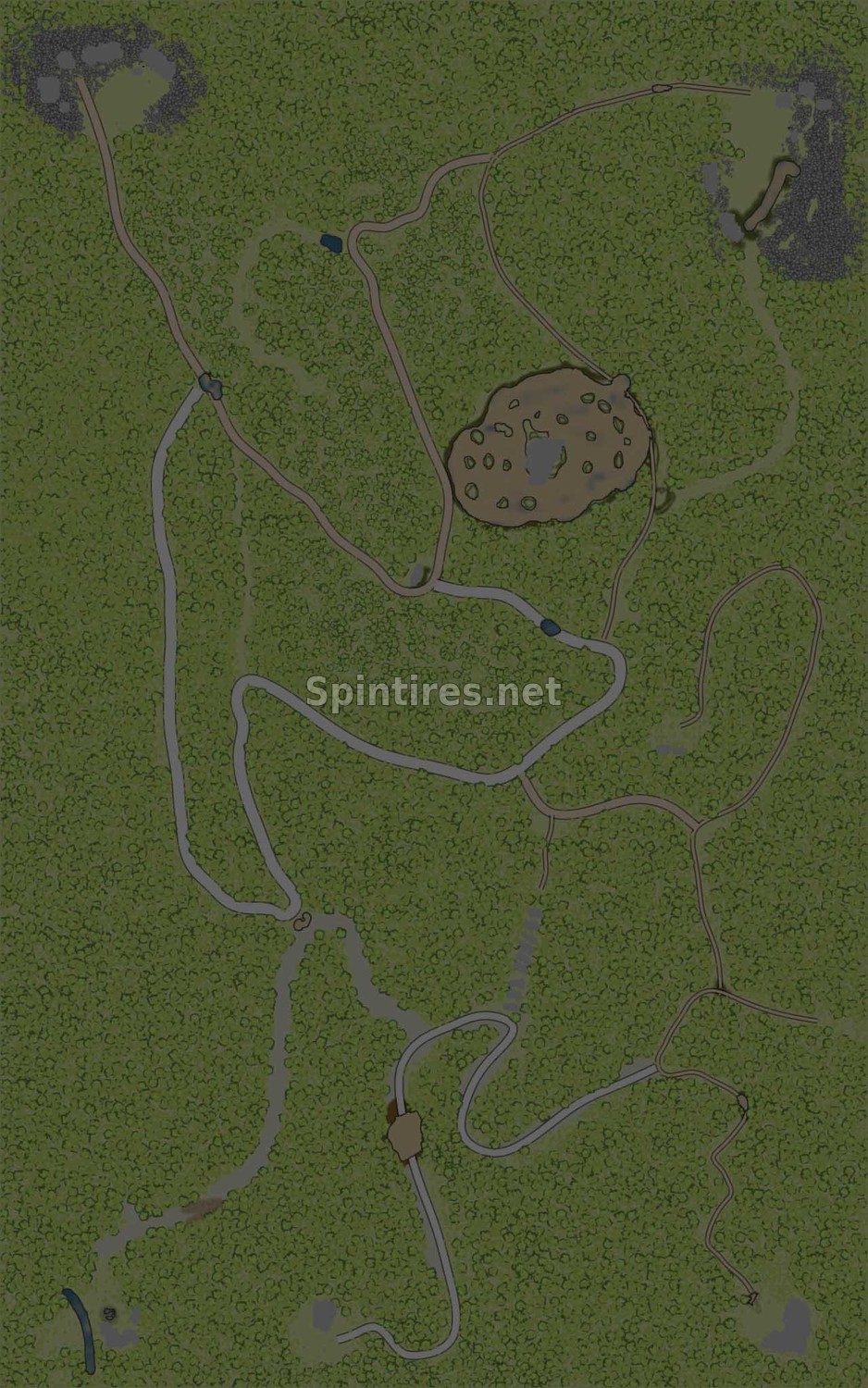 Карта «Березовый лес» для Spintires: MudRunner для Spintires 