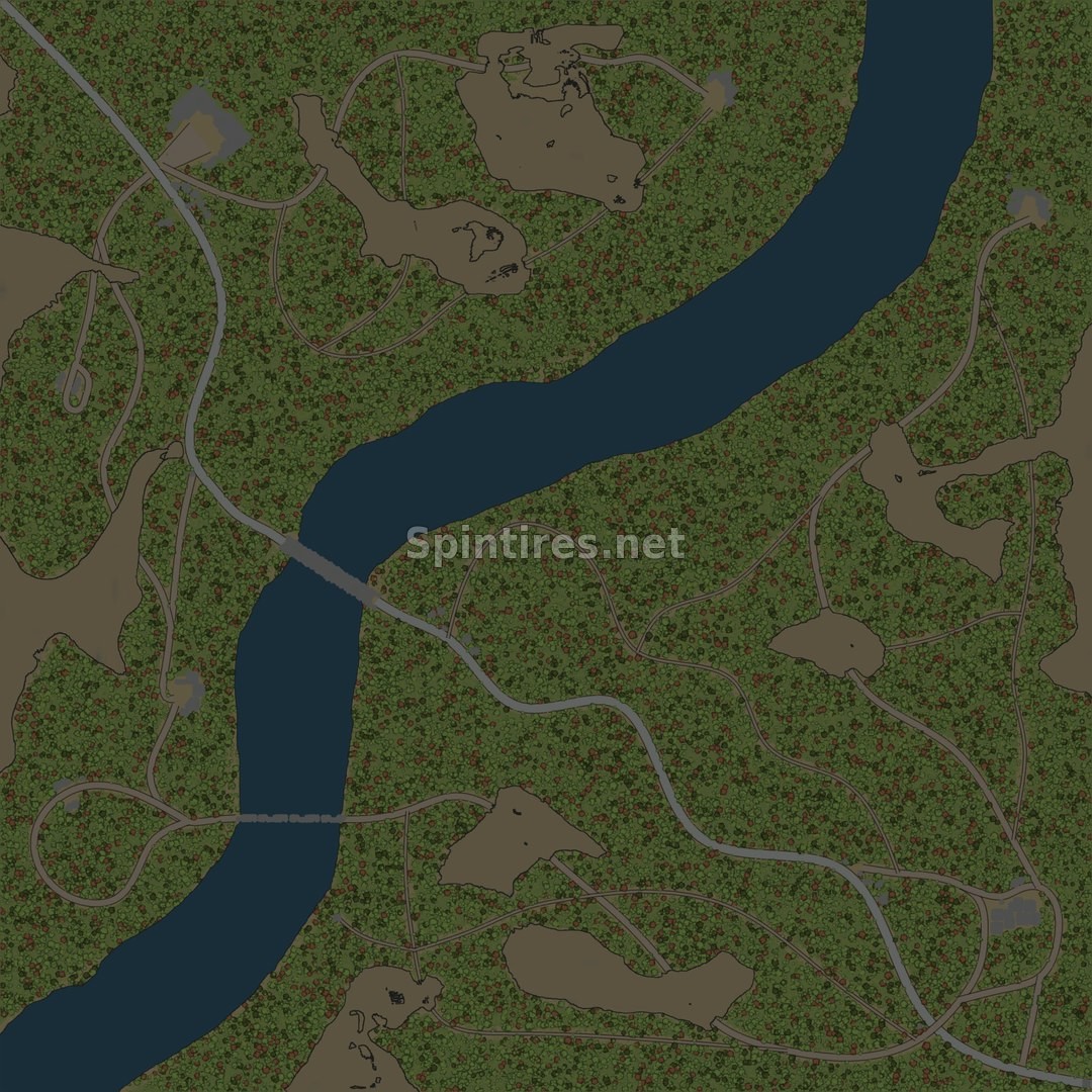 Карта «Блок пост» для Spintires: MudRunner для Spintires 