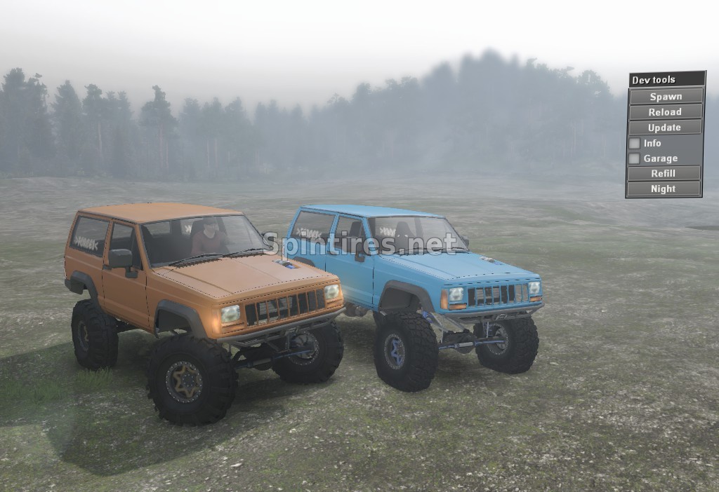 Jeep XJ Nissan Turbo Diesel 1990 для Spintires: MudRunner для Spintires 