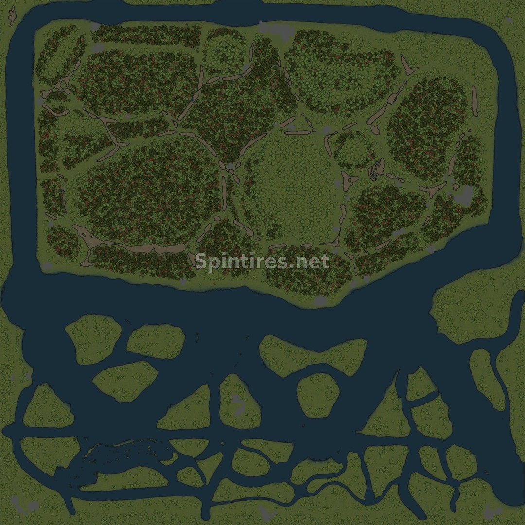 Карта «Половинка» для Spintires: MudRunner для Spintires 