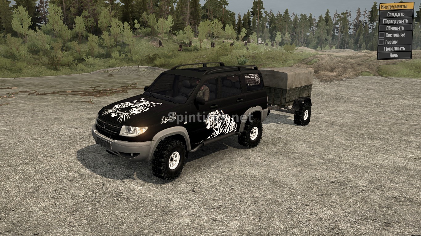 Уаз-3163 Patriot Обновление 14.12.17 для Spintires: MudRunner для Spintires 