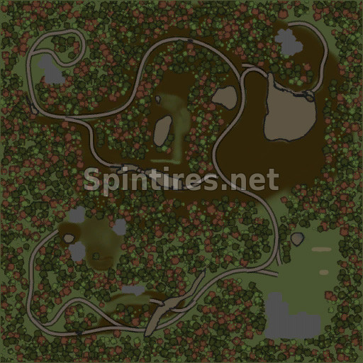 Карта «Болото» для Spintires: MudRunner для Spintires 