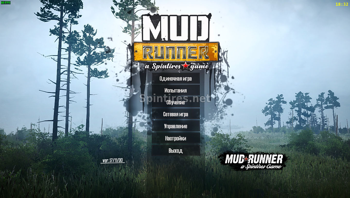 SpinTires: Mudrunner версия 30.11.17 Repack для Spintires 