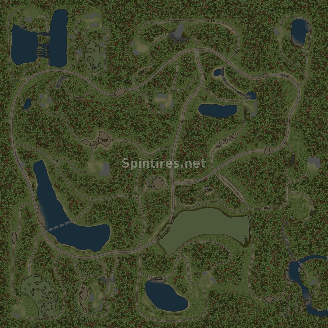 Карта «Crossroads» для Spintires: MudRunner для Spintires 