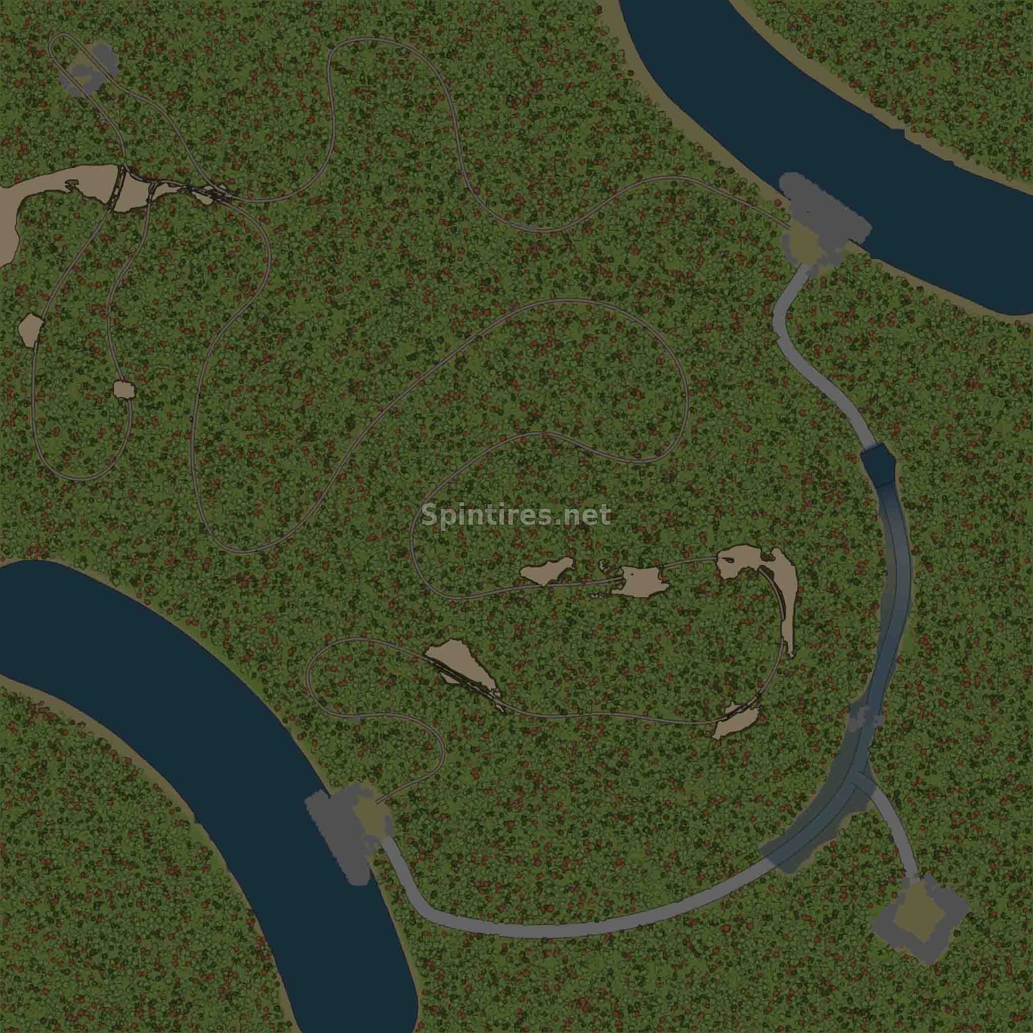 Карта «Порты» для Spintires: MudRunner для Spintires 