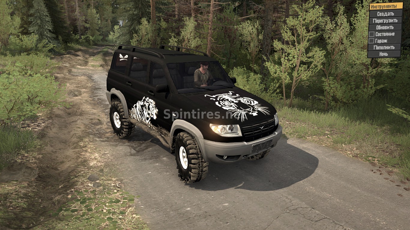 Уаз-3163 Patriot Обновление 11.12.17 для Spintires: MudRunner для Spintires 