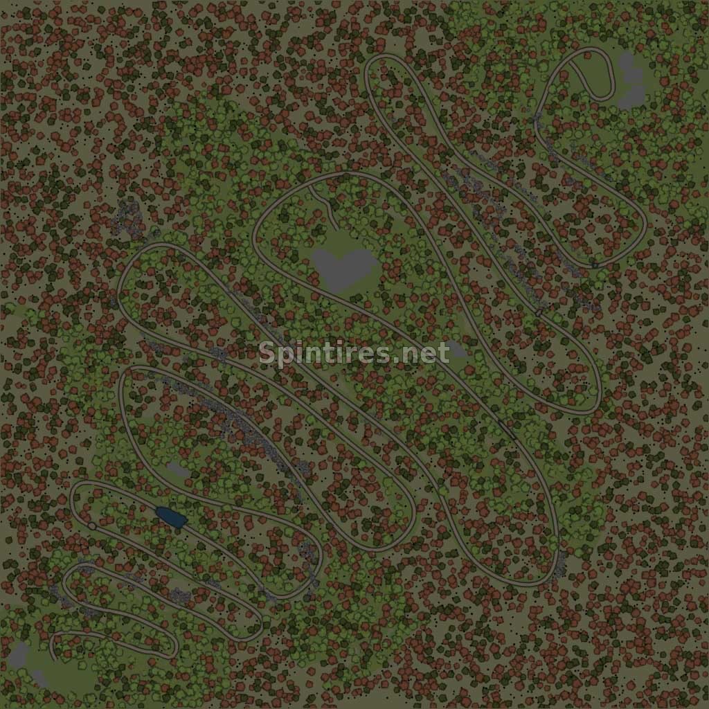 Карта «Серпантин» для Spintires: MudRunner для Spintires 