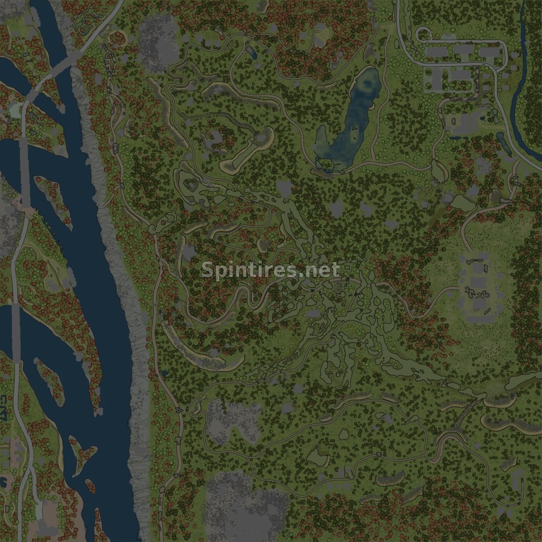 Карта «Межгорье» для Spintires: MudRunner (v11.12.17) для Spintires 