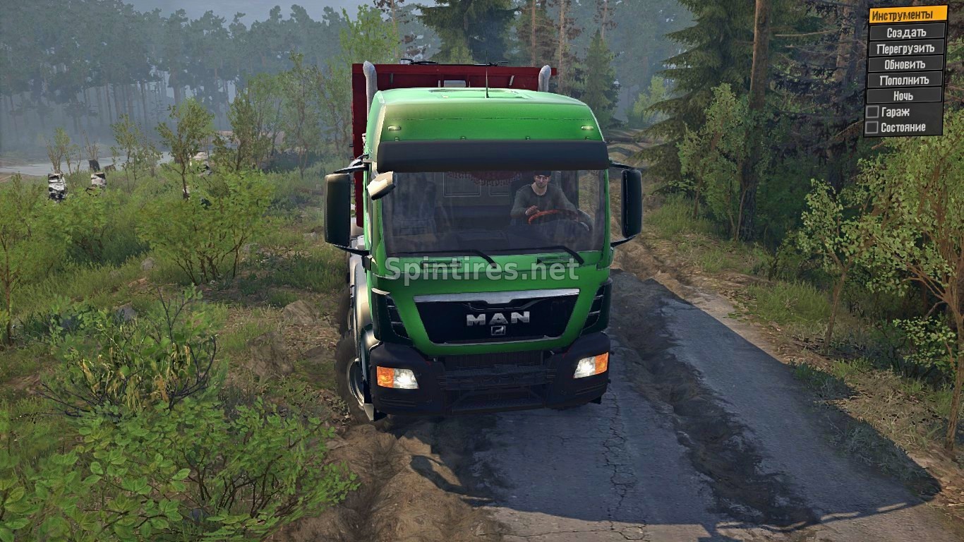 MAN 8x8 для Spintires: MudRunner (v11.12.17) для Spintires 