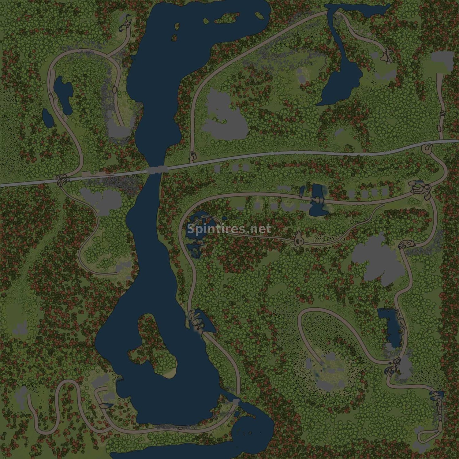 Карта «С.Широкое» для Spintires: MudRunner (v11.12.17) для Spintires 