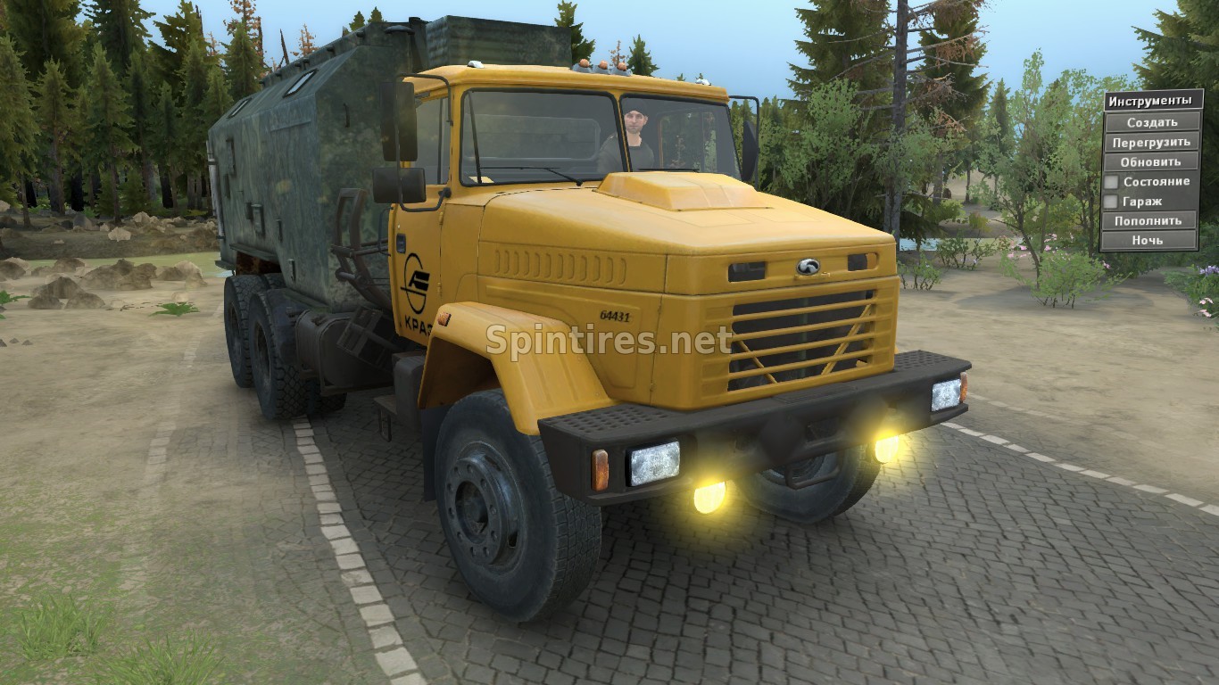 Kраз-64431 для Spin Tires v03.03.16 для Spintires 