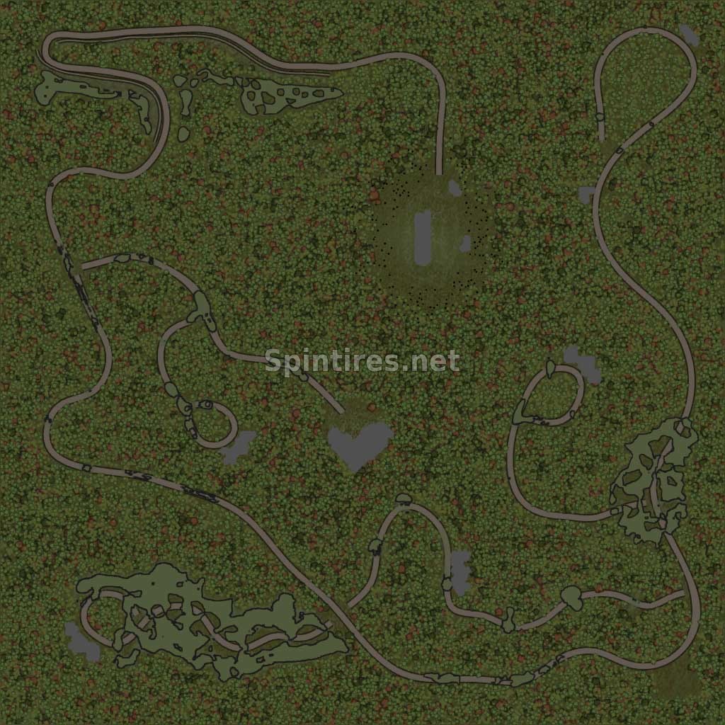 Карта «Лайтовая 3: MudWaters 2» для Spintires: MudRunner (v11.12.17) для Spintires 