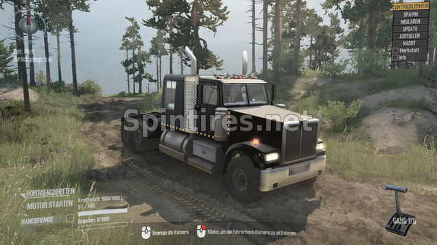 TBT WESTERN STAR 4900 для Spintires MudRunner