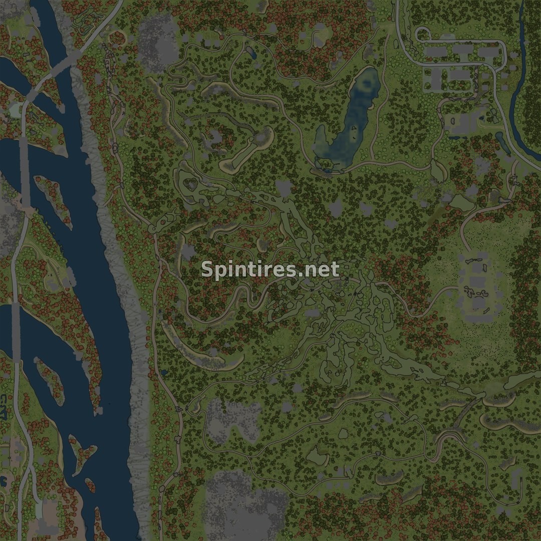 КАРТА «МЕЖГОРЬЕ» ДЛЯ SPINTIRES: MUDRUNNER (V11.12.17) для Spintires MudRunner