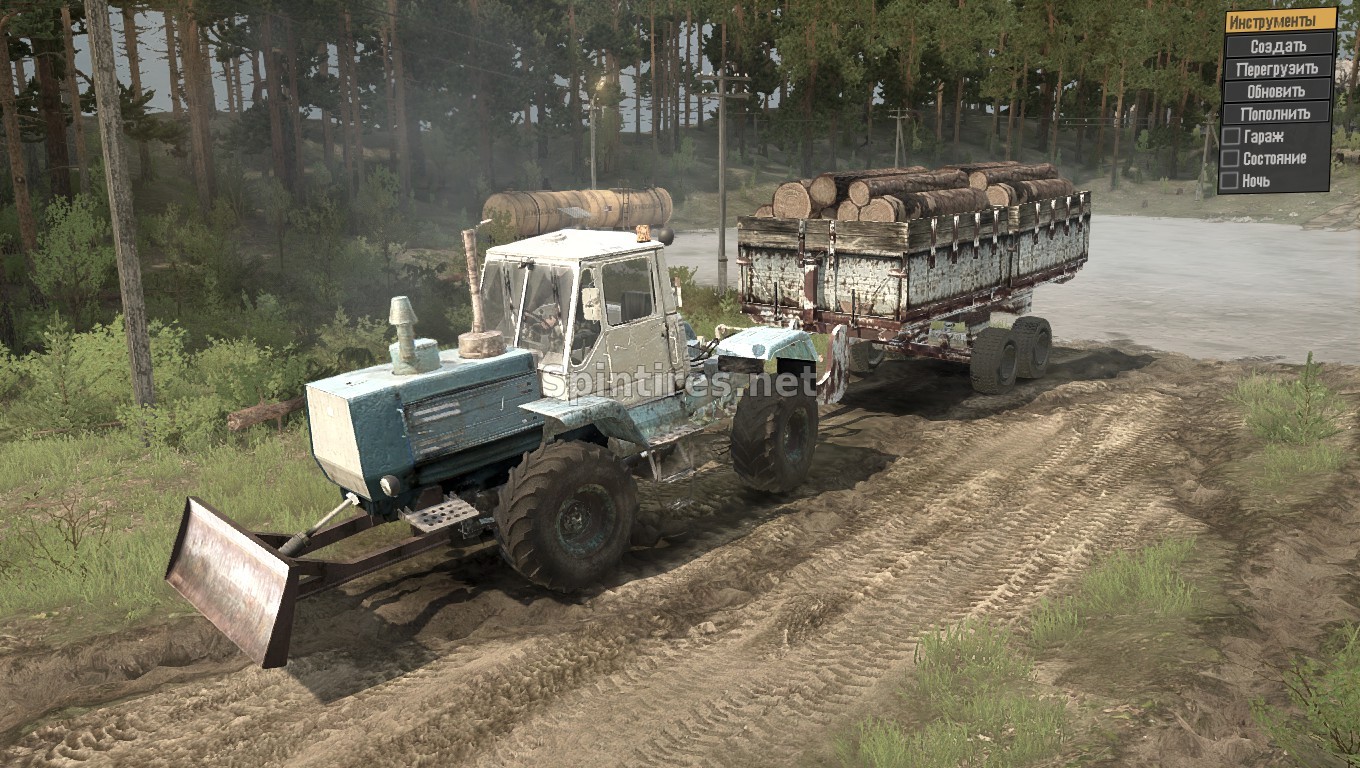 T-150 и К-700А для Spintires: MudRunner (v11.12.17) для Spintires 