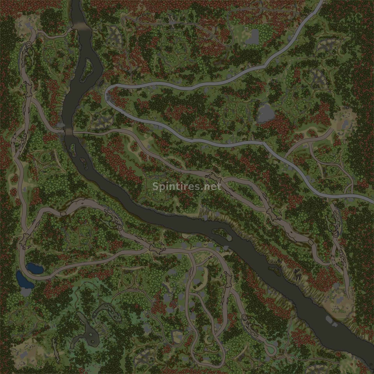 Карта «Индийский Перевал» для Spintires: MudRunner для Spintires 