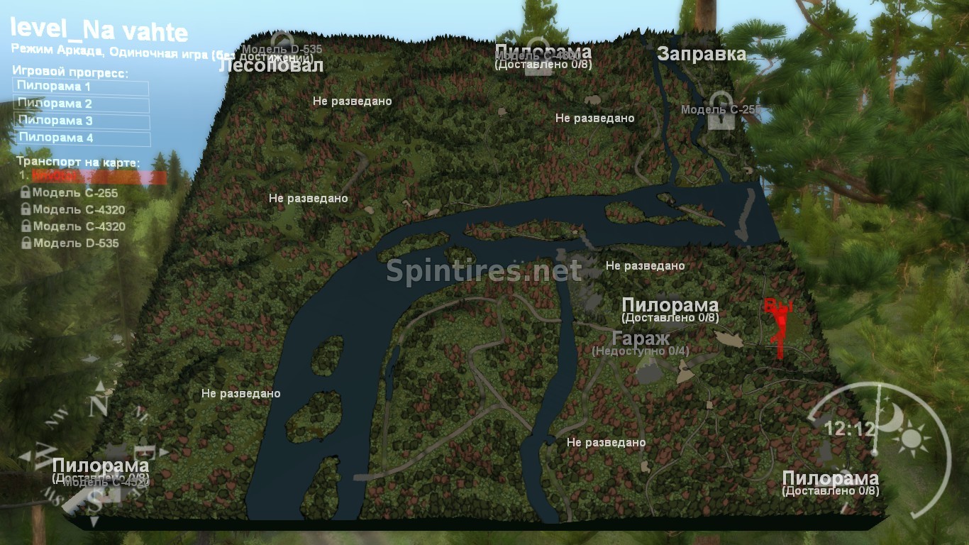 Карта «На вахте» для Spintires v03.03.16