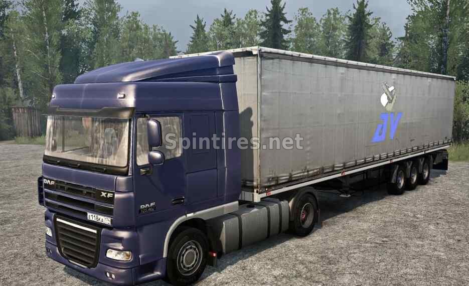 DAF XF 105.460 для Spintires MudRunner