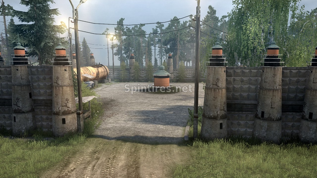 Карта «Зеленогорск» для MudRunner для Spintires 