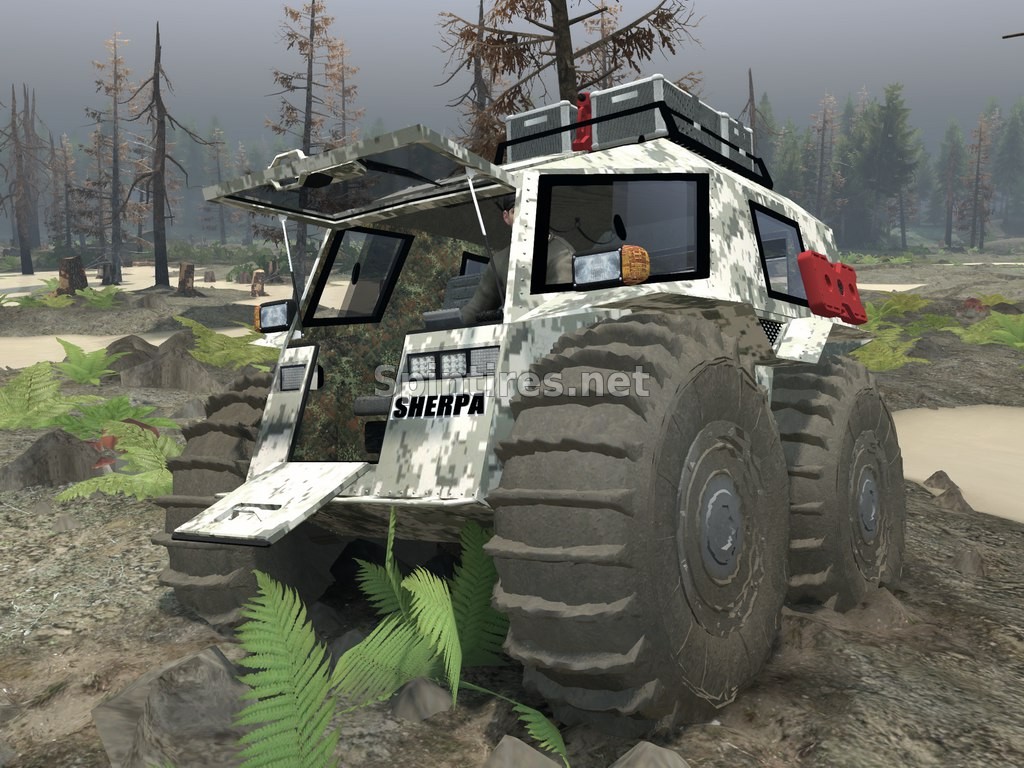 Мод Sherpa PL для Spin Tires v03.03.16 для Spintires 