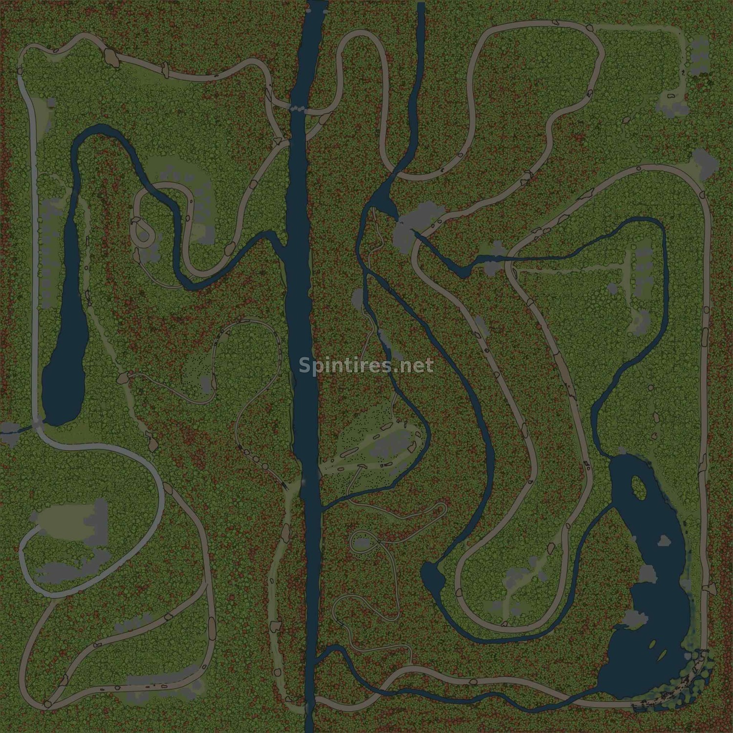 Карта «ЛесХоз» версия 1.1 для Spintires MudRunner