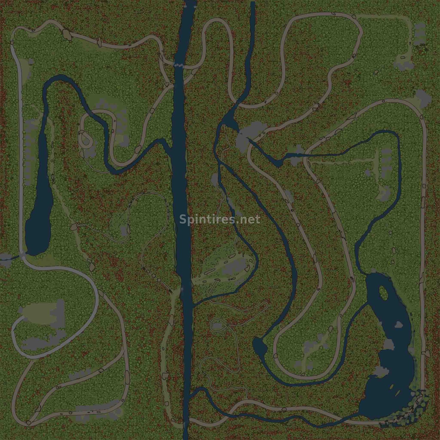 Карта «ЛесХоз» версия 1.1 для Spintires: MudRunner (v11.12.17) для Spintires 
