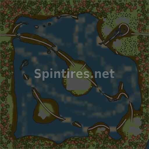 Карта «Болото 2018 (мини)» для Spintires MudRunner