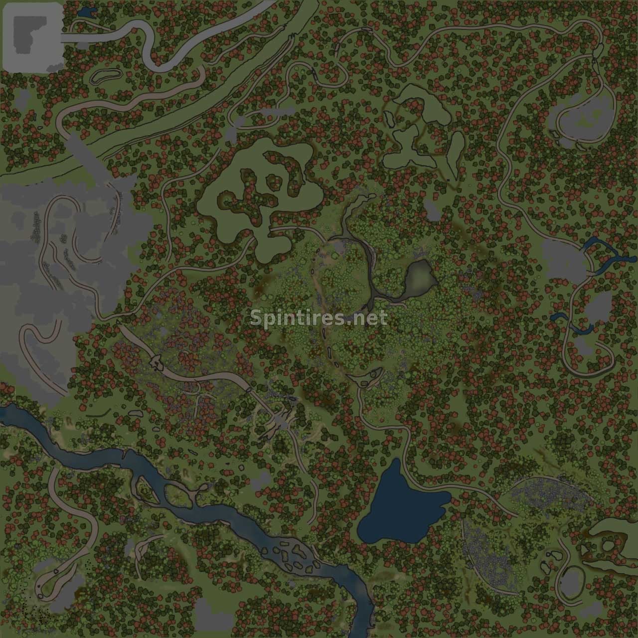 Карта «Комбинат» для Spintires: MudRunner (v11.12.17) для Spintires 