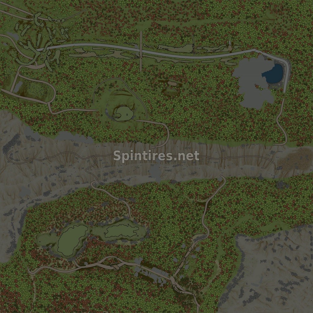 Карта «Каньйон Х (Раллийная)» для Spintires: MudRunner (v29.01.18) для Spintires 