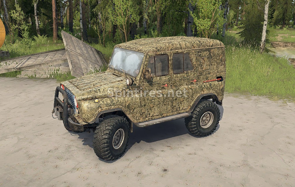 Пак текстур Уаз-469/3152 для Spintires: MudRunner (v29.01.18) для Spintires 