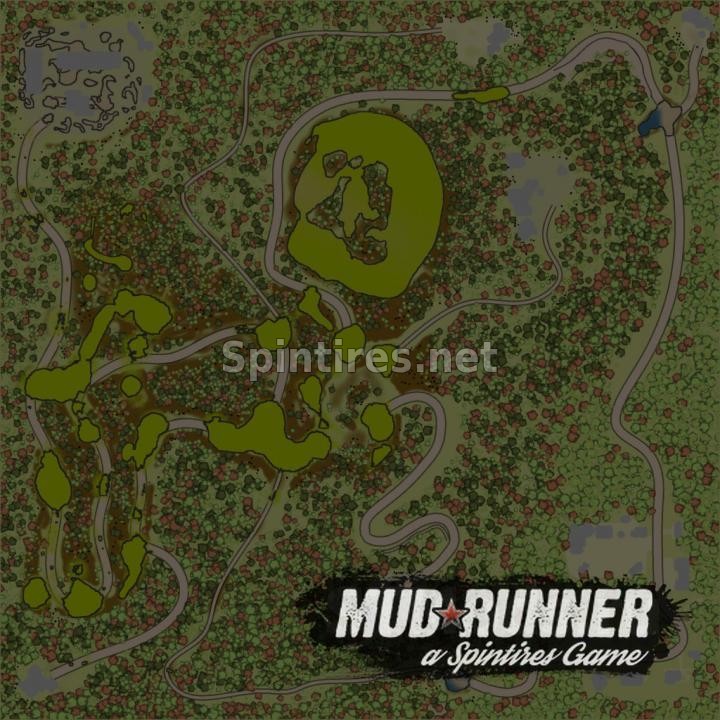 Карта «Озеро Брусляна» для Spintires: MudRunner (v29.01.18) для Spintires 