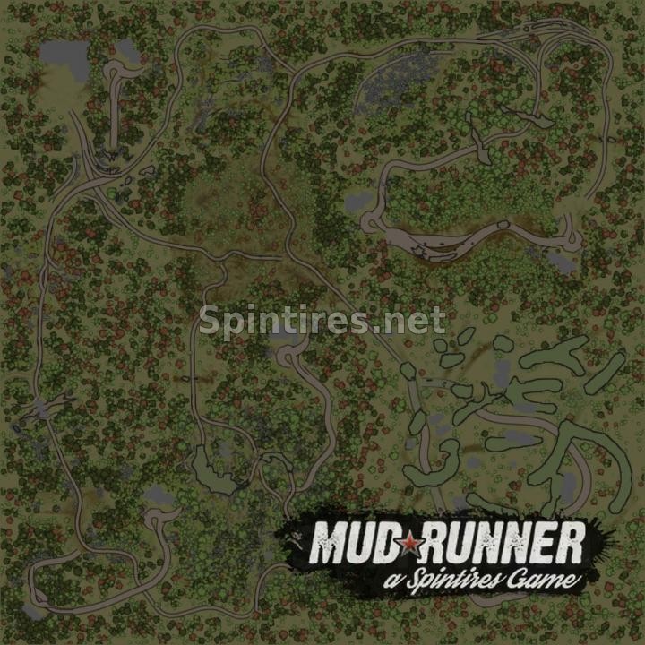 Карта «Лайтовая 6» для Spintires: MudRunner (v29.01.18) для Spintires 