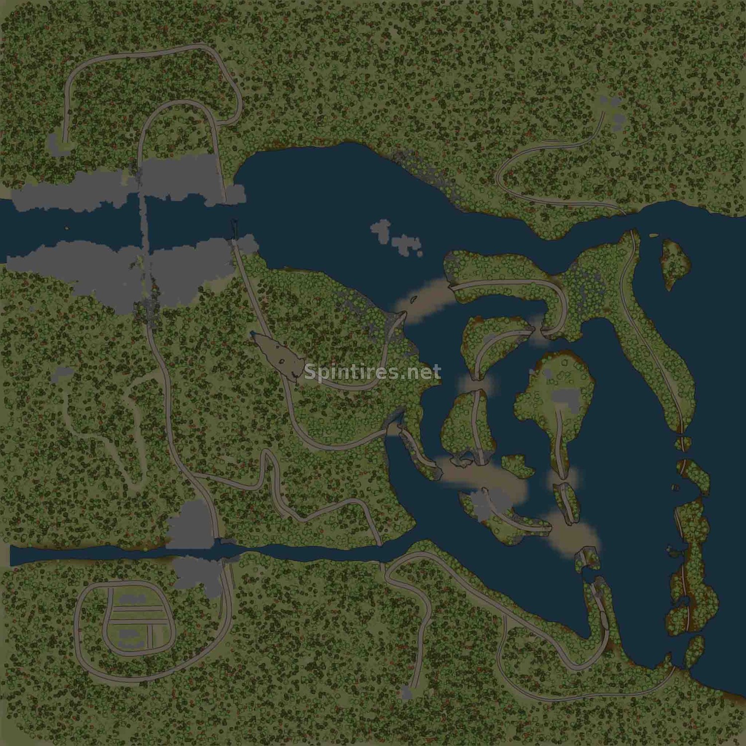 Карта «Каскад» для Spintires: MudRunner (v29.01.18) для Spintires 